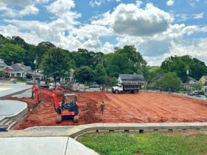 Turf Installation Underway