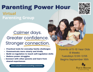 Virtual Parenting Group- Calmer Days, Greater Confidence, Stronger Connection