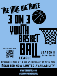 Calling All ANCS Families! Join “The little Big Three” — Community Ball’s 3-on-3 Youth Basketball League!