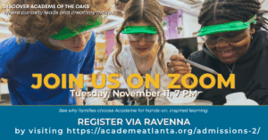 Academe of the Oaks Zoom Information Session