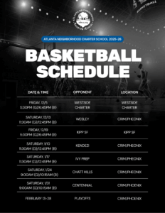 Winter Basketball Schedule