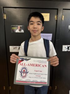 Congrats to Van Coss & Coach Scott!